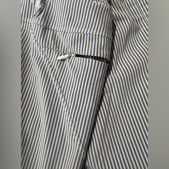 Birddogs men’s shorts Boom Broomstick blue white stripe size large lined - Picture 6 of 12